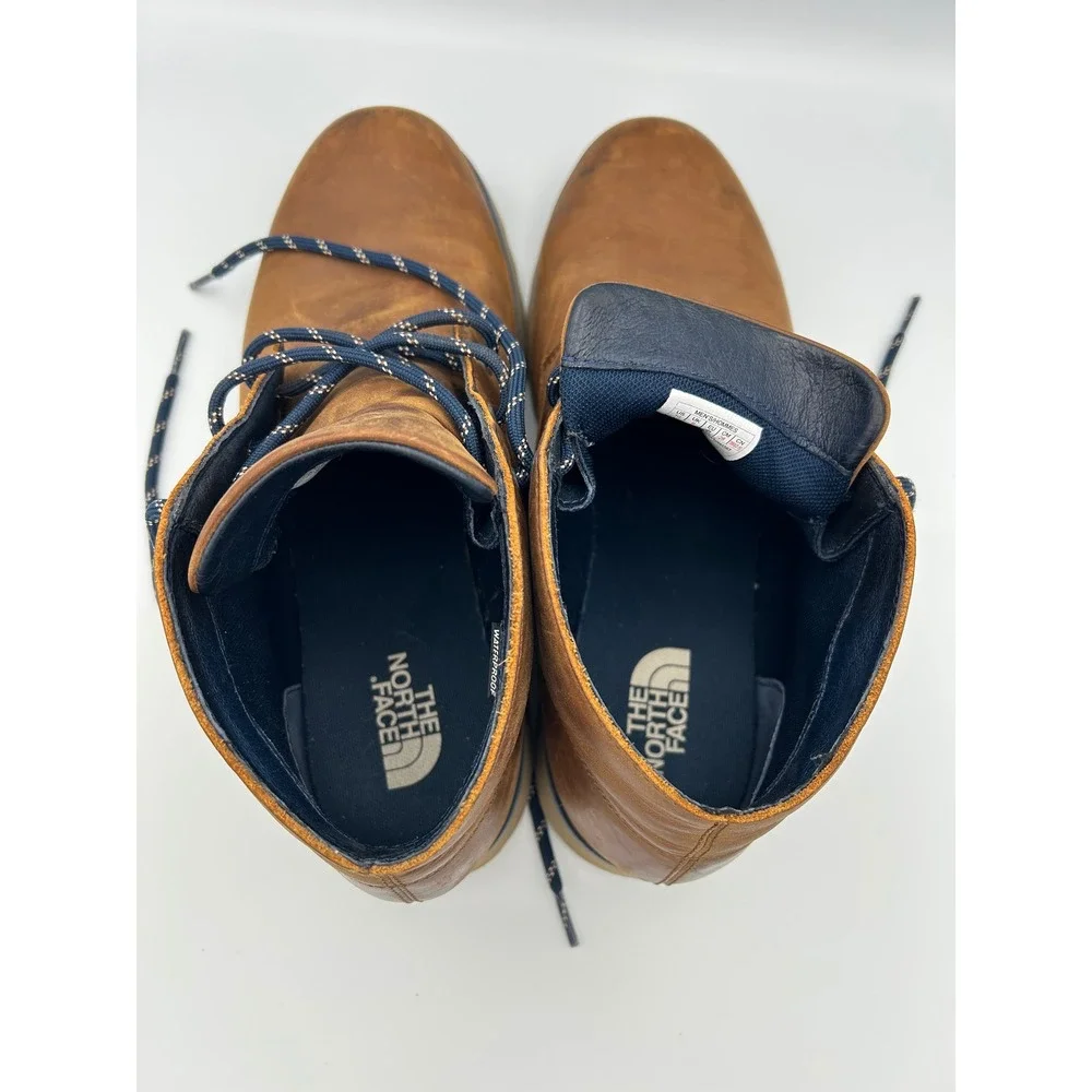 The North Face Ballard Chukka Mens 10 Brown Waterproof Leather Boots NF00CM78